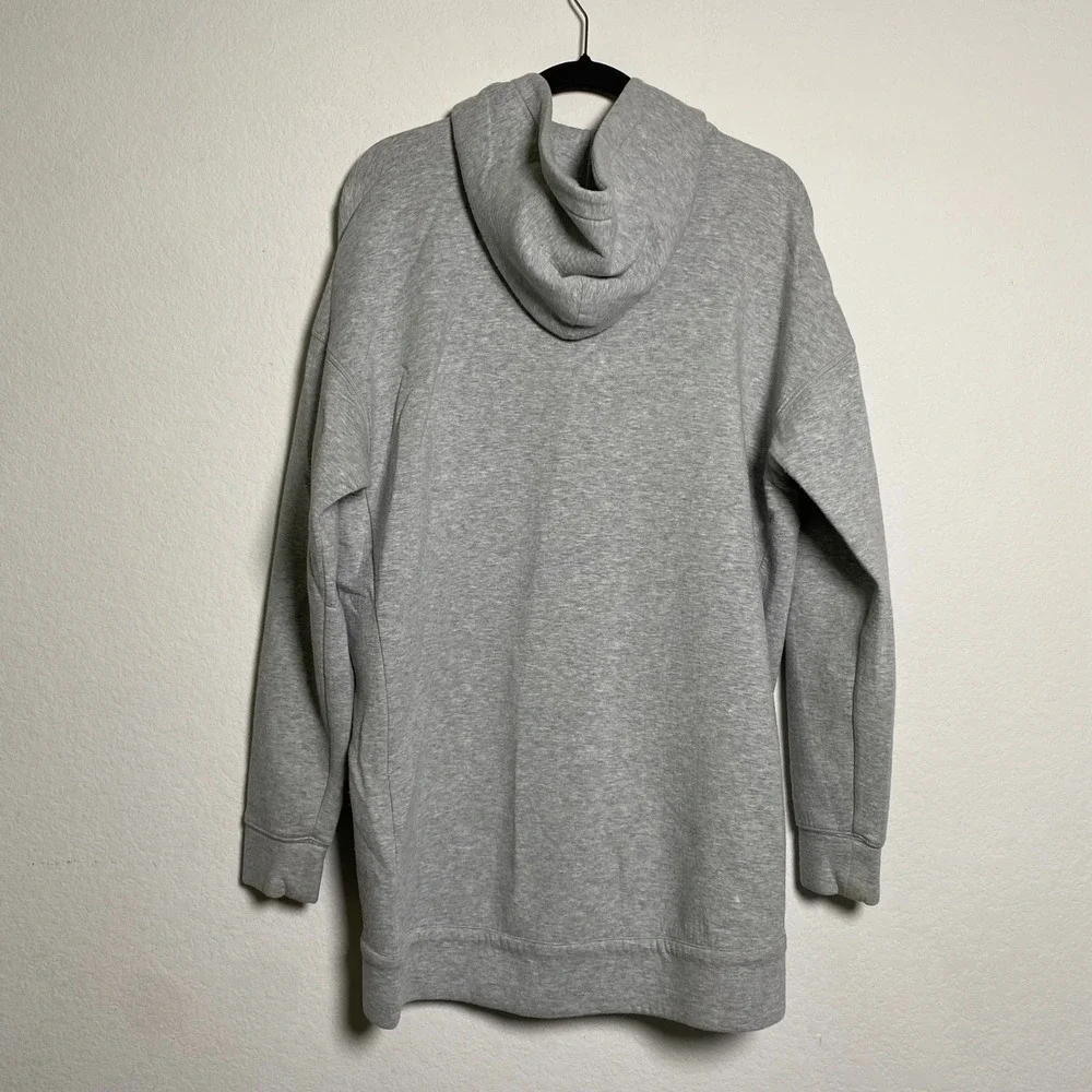 New Balance Womens Gray Full Zip Hoodie Long Sleeve Athletic Comfort Size XL - Picture 2 of 10